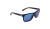 Optic Nerve - Ziggy Polarized Sunglass - Matte Blk/smk Grn Mirror -