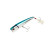 Heddon - Knuckle Head - 5in 1.5oz Chrm Blue Back -