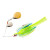 Booyah - Tux N Tails Spinnerbait - 3/8oz Dbl Col Citrus Shad -