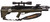 Benjamin BPABMX Airbow M600 Kit PCP 357 Pellet Black Barrel OD Green Stock CenterPoint 6x40mm AO