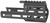 Kinetic Development Group STR5MK2010 SRX3 MK2 Stribog Rail Extension Black Aluminum Compatible w Stribog SP9 Models w MLOK Receivers