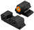 XS Sights SWR209S6N R3D 2.0 Orange Tritium FrontBlack Oxide Frame Fits SW Bodyguard 2.0