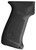 Hogue 74030 Pistol Grip wo Finger Grooves Black Overmolded Rubber Fits AK47AK74