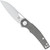 CobraTec Apex Button Lock M390 Knife Folding Blade Sheepsfoot - CTAPXM390SFT