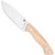 CobraTec Fixed Blade Twin Mountain Knife Fixed Blade Olivewood 4.5" - CTTWMOLW4.5