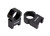 Weaver Precision Rings Matte Black 1 in. High - 48382