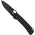 CobraTec Raven G10 Folder Knife Folding Blade Black - CTRVN