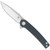 CobraTec Vulcan W/154Cm Blade Knife Folding Blade Black - CTVLN154CM