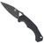 CobraTec Ryker Auto Folding Knife Auto Folding Blade Black - BAFRYK