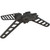 TruGlo Bow Jack Wheels Up Folding Bow Tripod Black - TG-TG396WU
