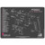 Cerus Gear - Sig Sauer P320 Schematic Handgun Promat - Charcoal Gray/pink - HM-SIG-320-SCH-PNK