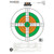 Champion - Scorekeeper Targets - Fluorescent Orange & Green Bull - 25 Yd. Pistol Slowfire (12 Pack) - 45760