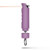Guard Dog Security - Pepper Spray With Car Glass Breaker - Harm & Hammer, Plum - PS-GDHH-LC