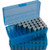Mtm Case-gard - P-50 Series X-large Handgun Ammo Box - 50 Round - Clear Blue - P50-44-24