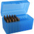 Mtm Case-gard - R-50 Series Large Caliber Rifle Ammo Box - 50 Round - Clear Blue - RLLD-50-24