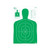 Pro-shot - B27-e Economy 23" X 35" Heavy Paper Target Green Silhouette - 5/pk - B-27E-GREEN-5PK