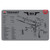 Tekmat - 1911 Cleaning Mat - 11" X 17" - Grey - TEK-R17-1911-GY