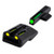 Truglo - Tfo Tritium/fiber-optic Day/night Sight - Novak .260/.450, Green/yellow - TG-TG131NT1Y
