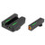 Truglo - Tfx Pro Tritium/fiber-optic Day/night Sight - Glock High, Orange/green - TG-TG13GL2PC