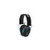 Walker's Game Ear - Razor Slim Low Profile Electronic Earmuff - Black W/ Teal Accents, Nrr 23 - GWP-RSEM-TL