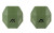 AXIL MX Plate, Fits MX Pro/Electronic/Passive Earmuffs, Olive Drab Green MX-PLT-OD