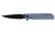Columbia River Knife & Tool LCK+, Folding Knife, 3.38" Drop Point Blade, 14C28N Blade Steel, 7.53" Overall Length, Oxide Finish, Black, Gray G10 Handle, Liner Lock 3801KN
