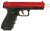 NextLevel Training Performer RG SIRT Laser, Red Polymer Slide with Red Trigger Take-Up and Green Shot Indicating Laser, Red and Black Finish 01-017-P2G000-00