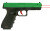 NextLevel Training Performer Trainer SIRT Laser, Green Molded Plastic Slide with Red Trigger, Take-Up and Shot Indicating Lasers, Green/Black Finish 01-017-P9R000-00
