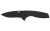 SOG Knives & Tools Aegis FLK 2.0, Folding Knife, 3.25" Drop Point Knife, 8" Overall Length, 8Cr13MoV Stainless Blade Steel, Straight Edge, Stonewash Finish, Black, Black 410 Stainless Steel Handle, Kick Opener, Frame Lock SOG-14-41-05-43