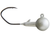 Yum 1/4oz FF Jighead 3ct - Pearl