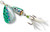Blue Fox Vibrax Shallow Spnr, 7/64oz 2.5'' Rainbow Trout