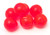 BNR Tackle Soft Beads, 16mm Red 10pk