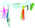 Deep Blue Lure Rack, 10'' Acrylic Lure Rack-SM