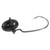 DJ Pivot Point FB Jighead, 1/2oz 4/0 Black 2pk