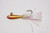 Don's Jigs Glass Minnow Gltr, 3/8oz Gold; White 12pk