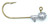 HeadHunter Round Jighead, 1/24oz Natural 10pk