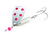 Jakes Lures Stream A Lure, 1/6oz Silver/Red Dots