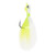 Mustad Big Eye Bucktail Jig, 6oz Chartreuse/White 1pk