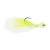 Mustad Big Eye Bucktail Jig, 8oz Chartreuse/White 1pk