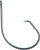Mustad DmnPrfCircleHk:InLine, 10/0 Black Nickel 50pk