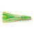 P-Line Double Squid Skirt, 6'' Nat Glow/Green Glow 2pk