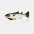 Savage Pulse Tail Mullet LB, 4'' White 1pk