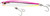 Yo-Zuri Hydro Monster Shot, 3.5oz 5.5'' Pink Silver Cht