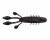 Baitfuel - Hextek Eko Craw - 3.5in 10pk Black Red Fla -