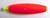 Betts - Snap On Cigar Float - 3in Red 50bg Unweighted -