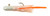 Berkley PB P-R Atomic Teaser, Pearl/Orange 3pk