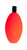 Betts Peg Foam Float, Oval 1.5'' Red 100pk
