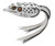 LiveTarget Frog Soft, 5/8oz Albino/Wht
