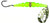 Macks Wedding Ring Spinner, #6 Flo Chartreuse 1pk