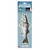 Salty Profile Sticker, 4.5x15.75 Striped Bass